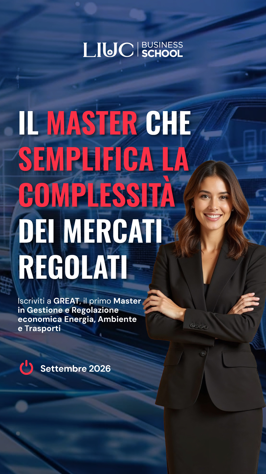 LIUC Business School Facebook ad