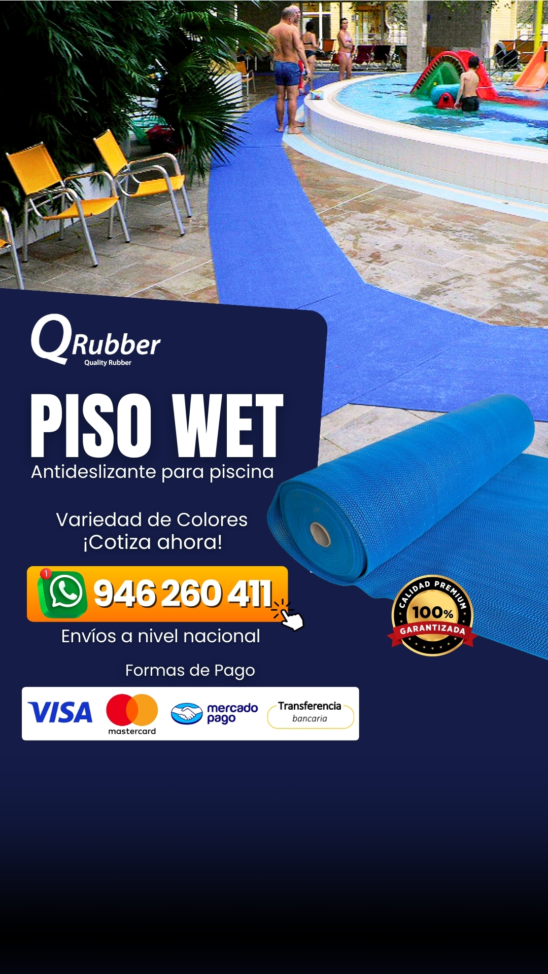 Qrubber Perú Facebook ad from Jan 28, 2026