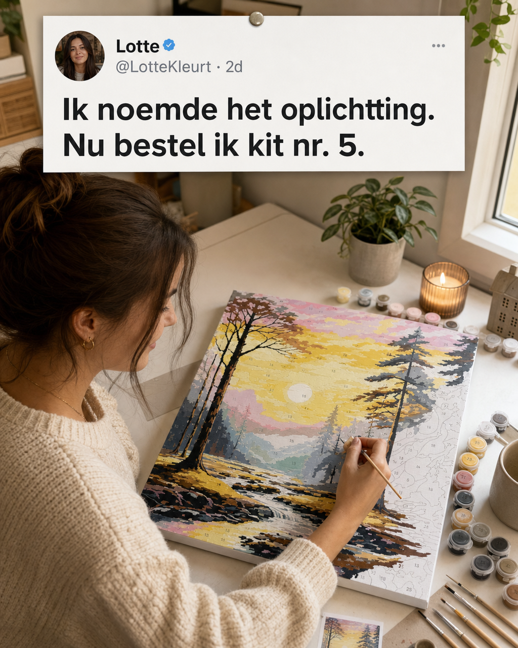 Davincified Netherlands Facebook ad: Van scepticus naar trotse kunstenaar