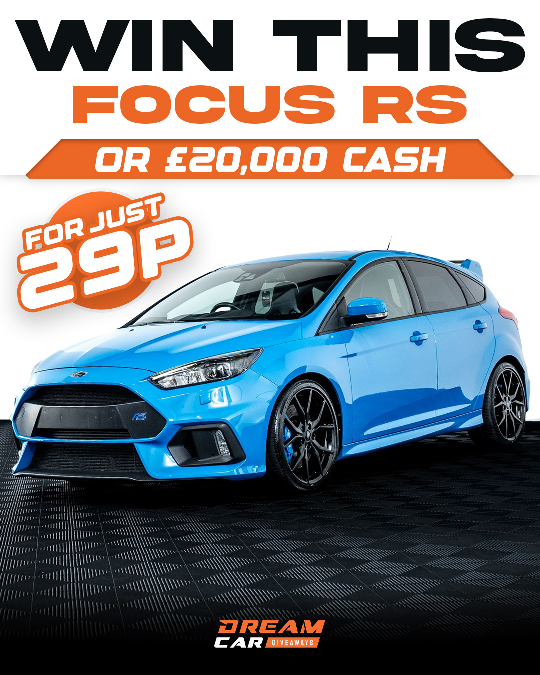 Dream Car Giveaways Facebook ad