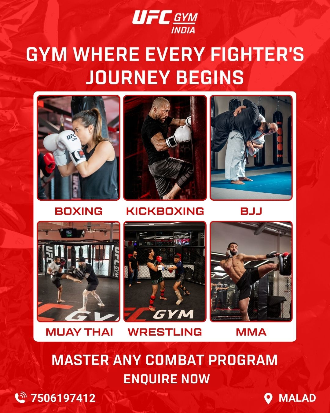 UFC GYM Malad Facebook ad: Your Fighter’s Journey Starts Here