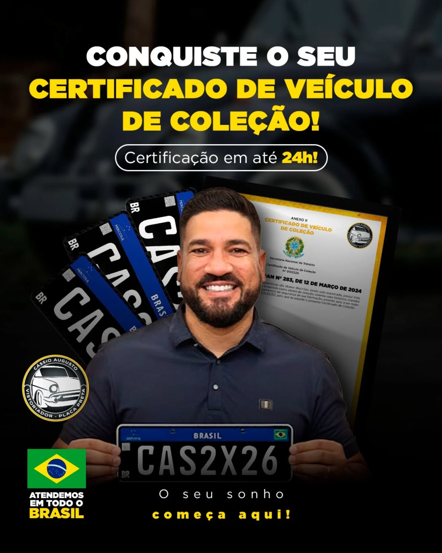 Cetran sp ldta Facebook ad: Garanta a Placa Preta do seu clássico com…