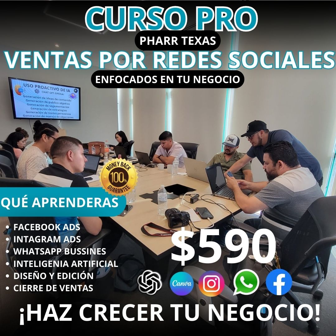 Academia Marketech 956 Facebook ad: Más Ventas Hoy
