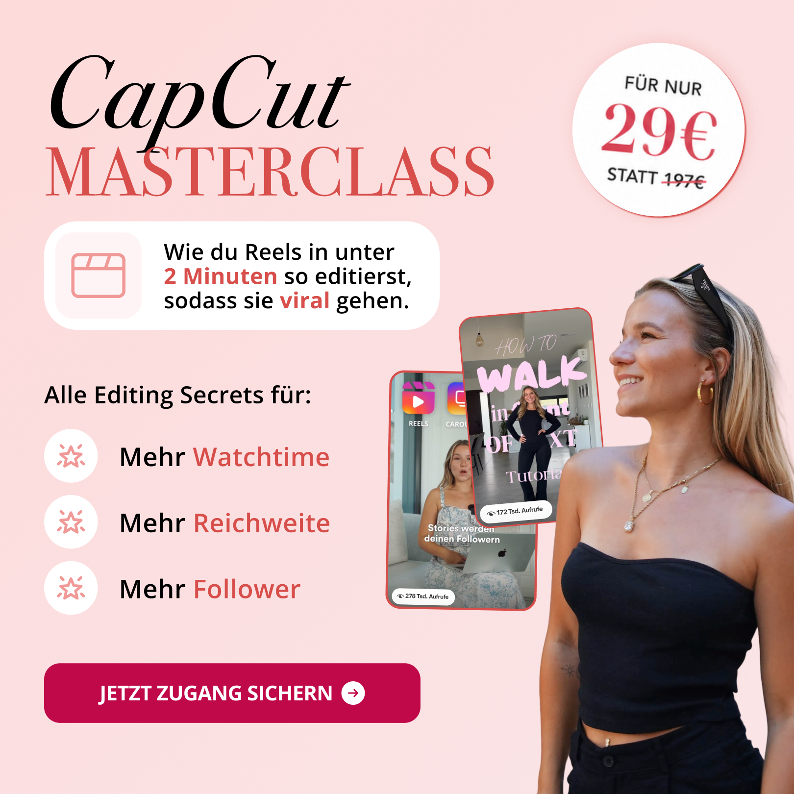 Alinas Creator Club Facebook ad