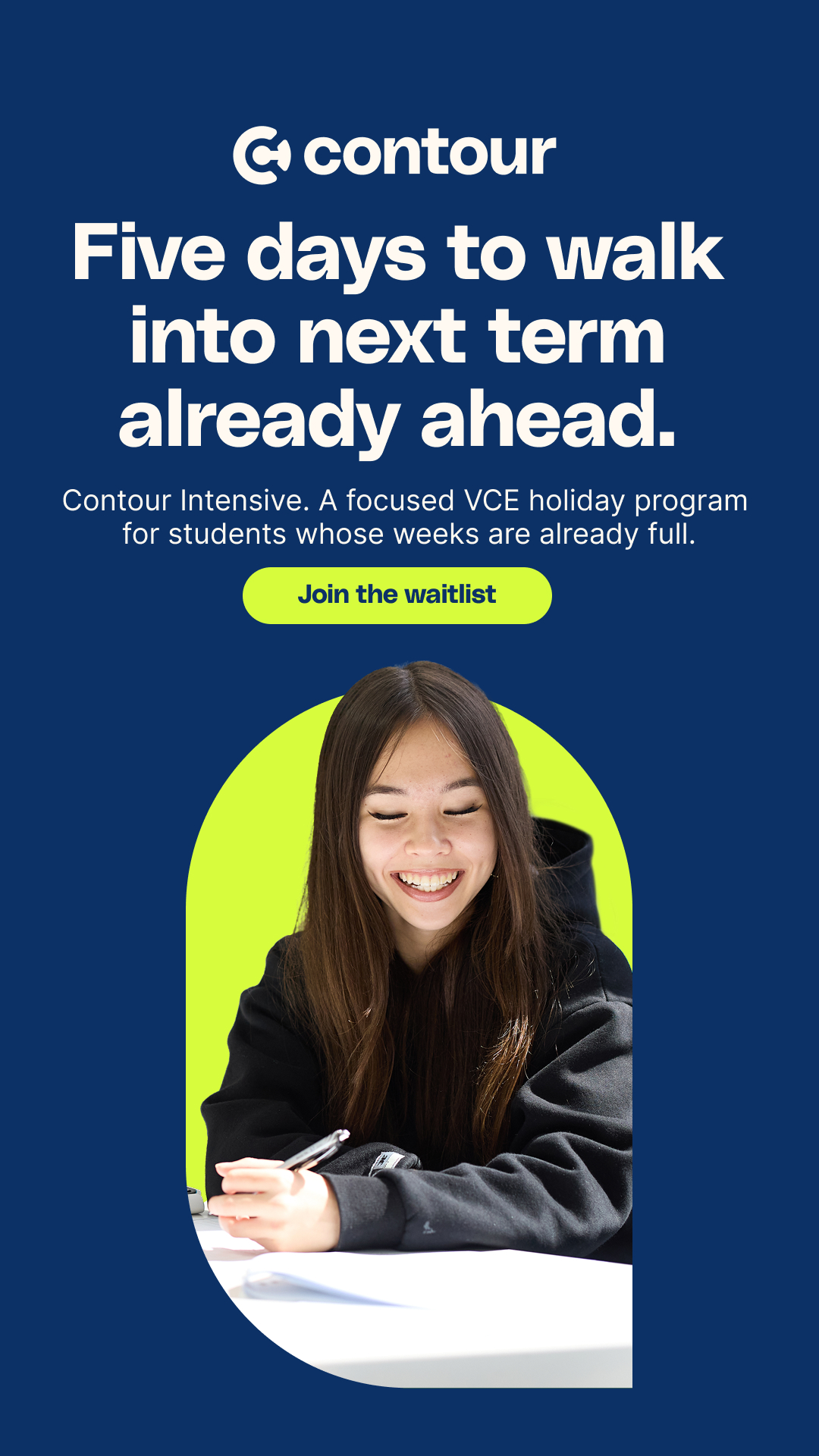 Contour Education Facebook ad