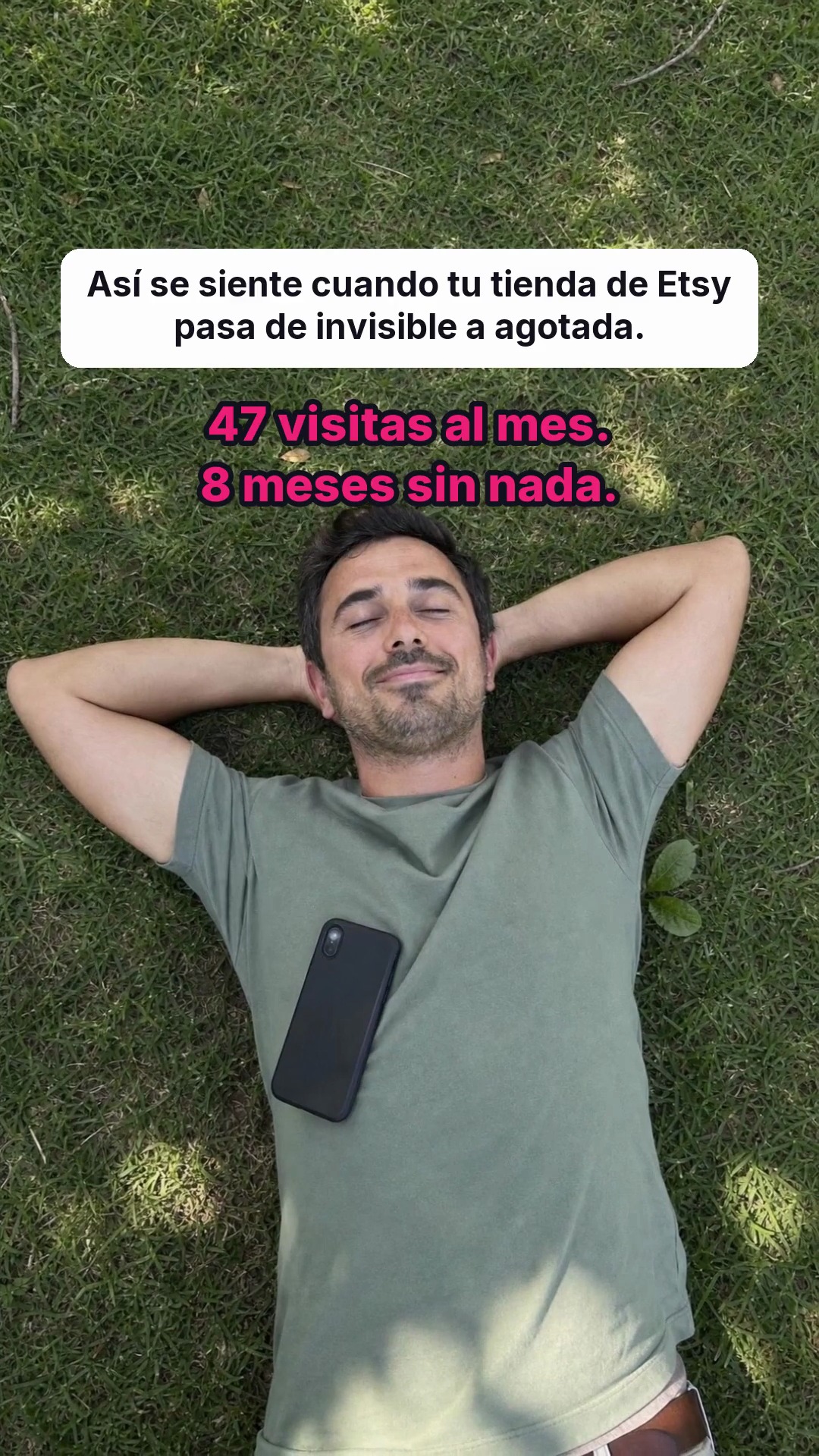 trycrush.ai Facebook ad: De invisible a agotada