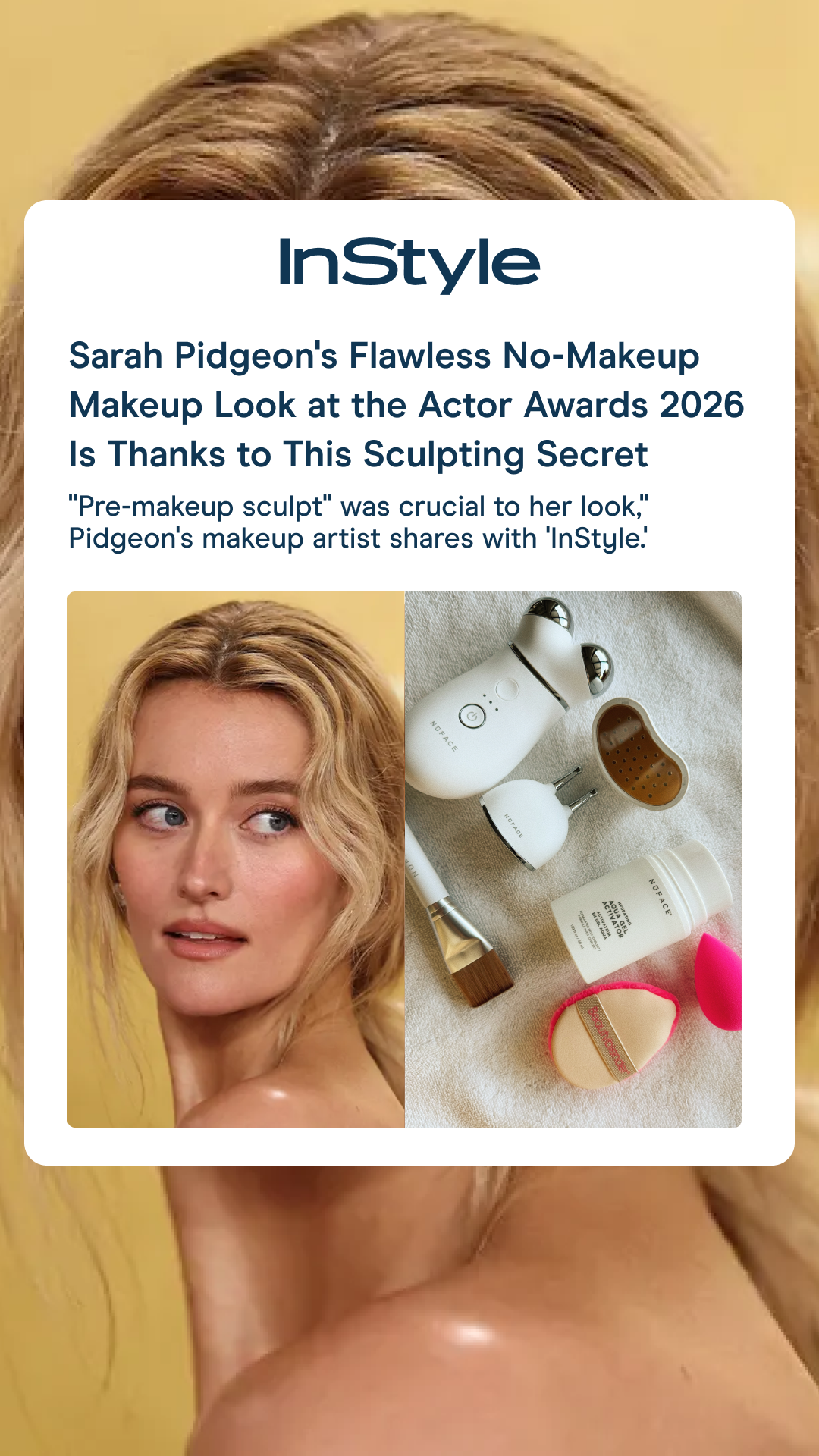 NuFACE Facebook ad