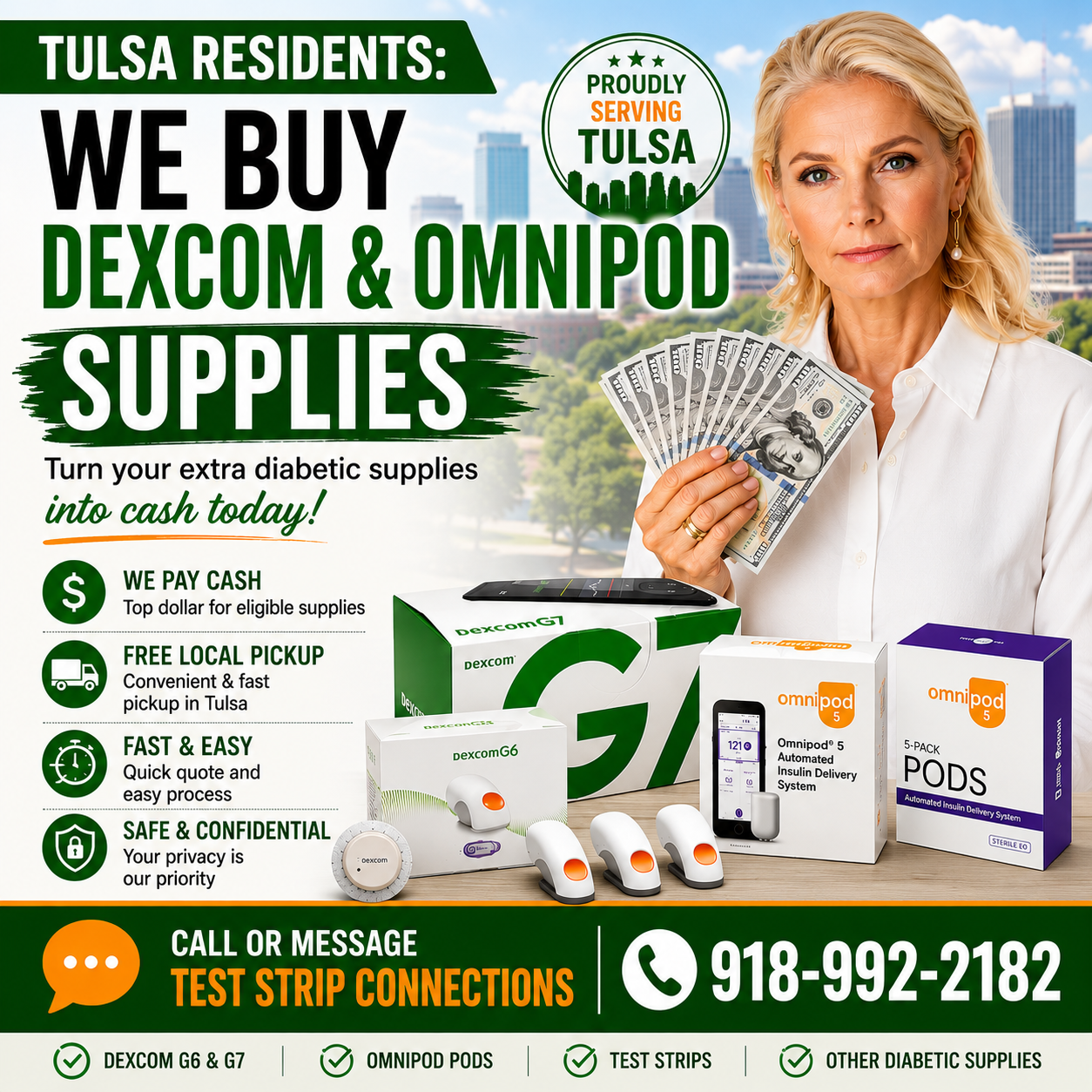 Test Strip Connections Facebook ad