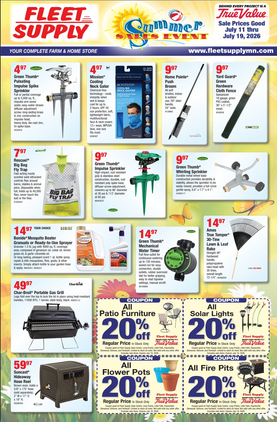 Fleet Supply Minnesota Facebook ad