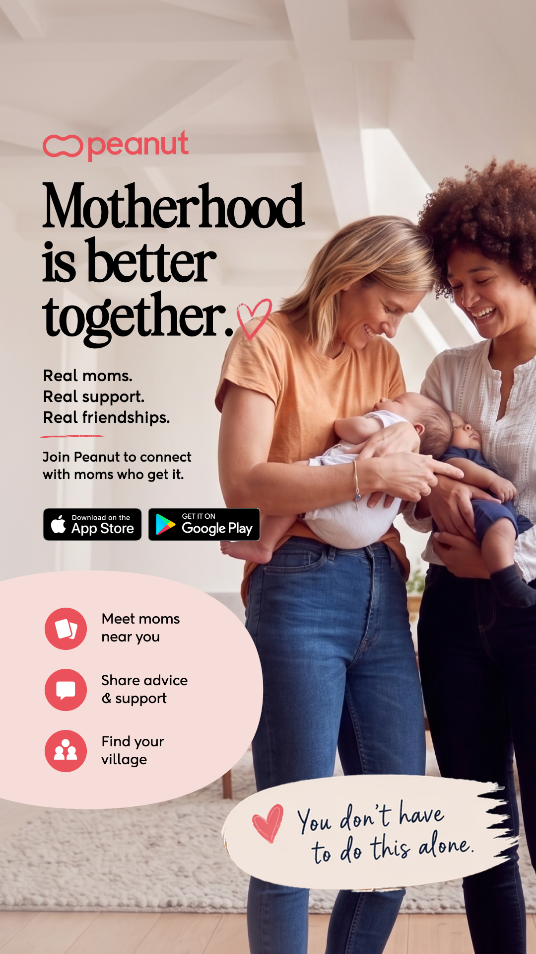 Peanut App Facebook ad