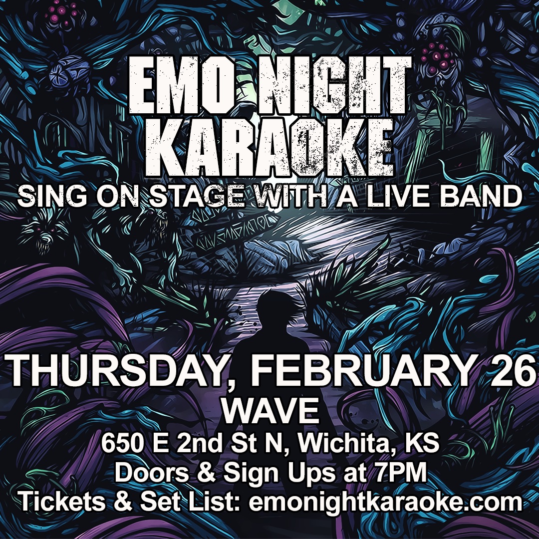 Emo Night Karaoke Facebook ad: Emo Night Karaoke Wichita