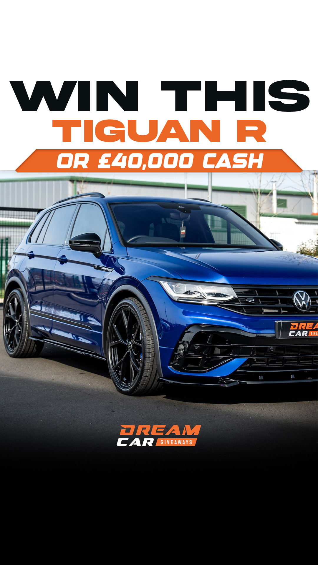 Dream Car Giveaways Facebook ad