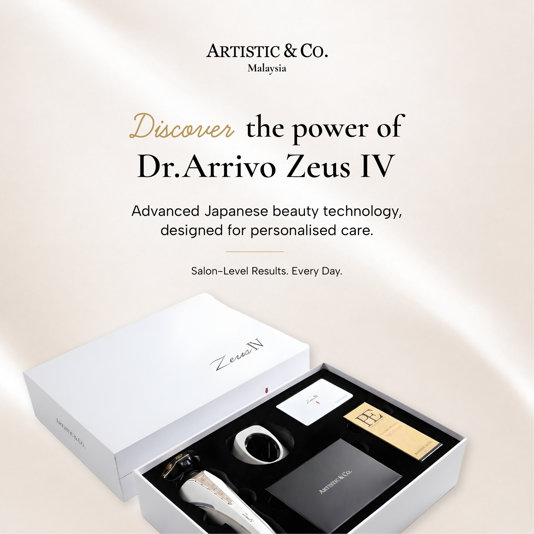 Artistic&Co. Malaysia Facebook ad: Where advanced Japanese beauty technology meets…