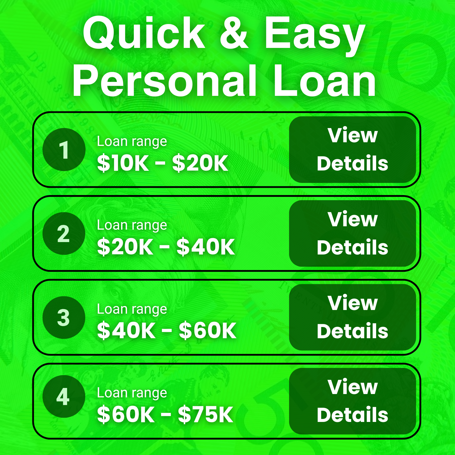 Compare 1 - Personal Finance Facebook ad