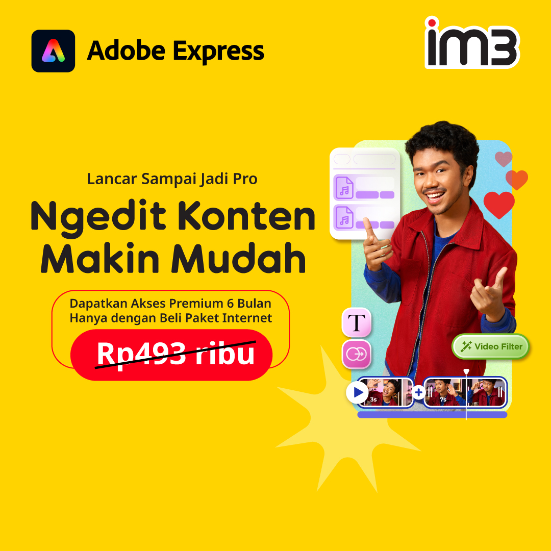Indosat IM3 Facebook ad
