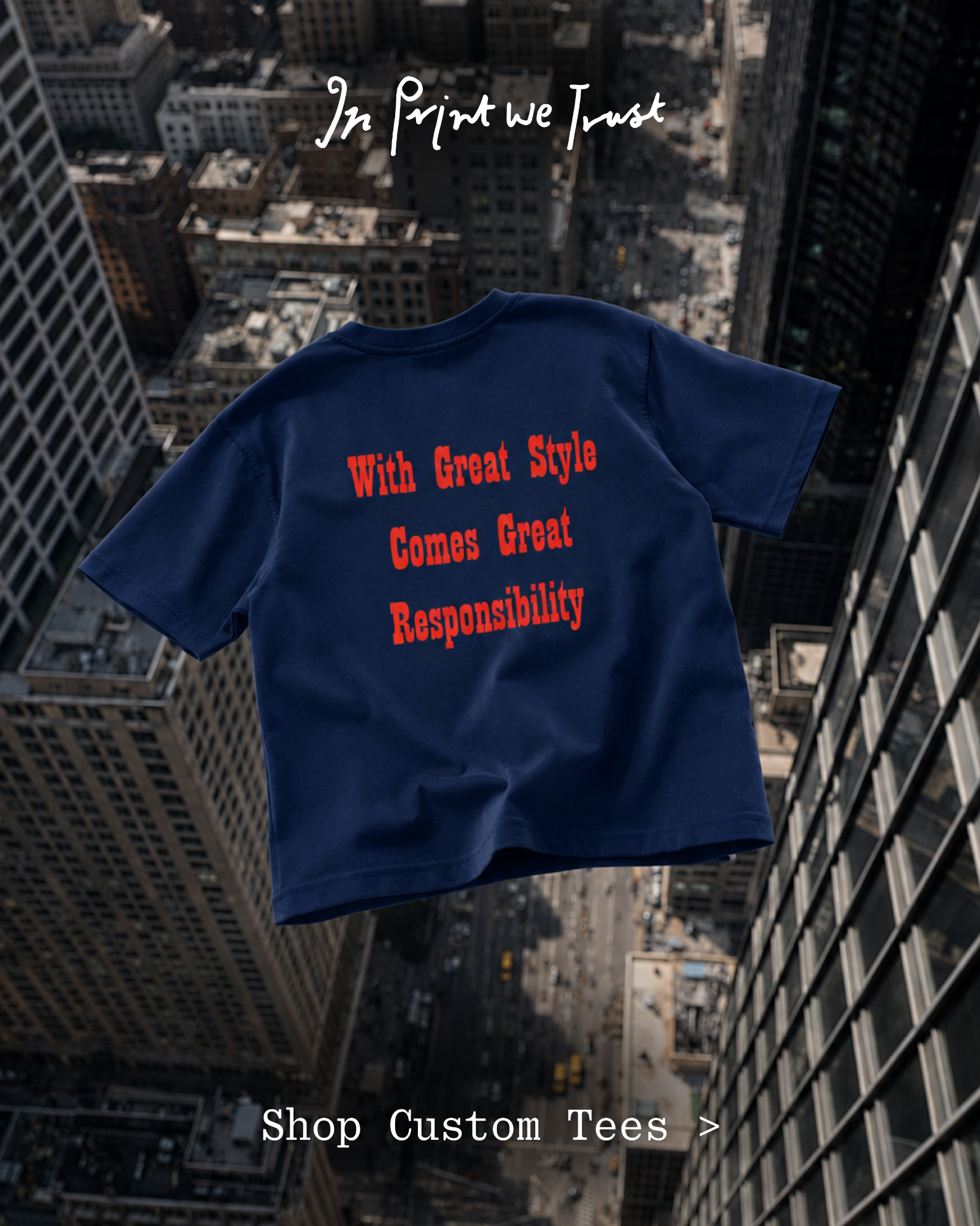 In Print We Trust Facebook ad: Just Restocked After 4 Months