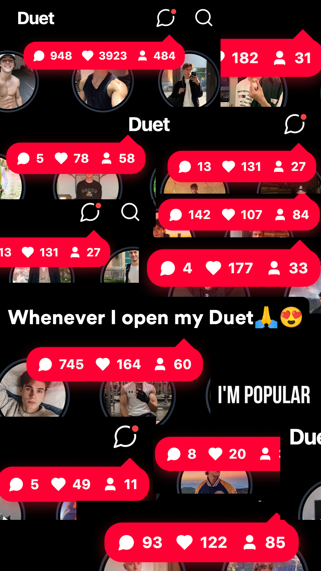 Duetusofficial Facebook ad: Less talk, more dates.