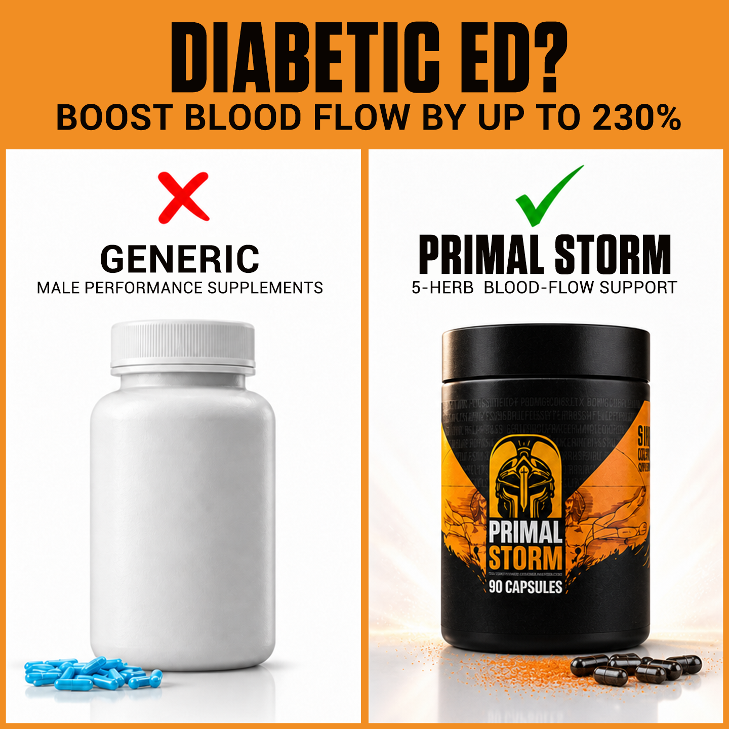 Primal Storm Supplements Facebook ad