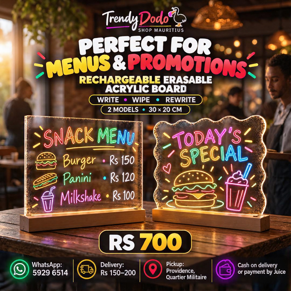 Trendy Dodo Shop Mauritius Facebook ad: Chat with us