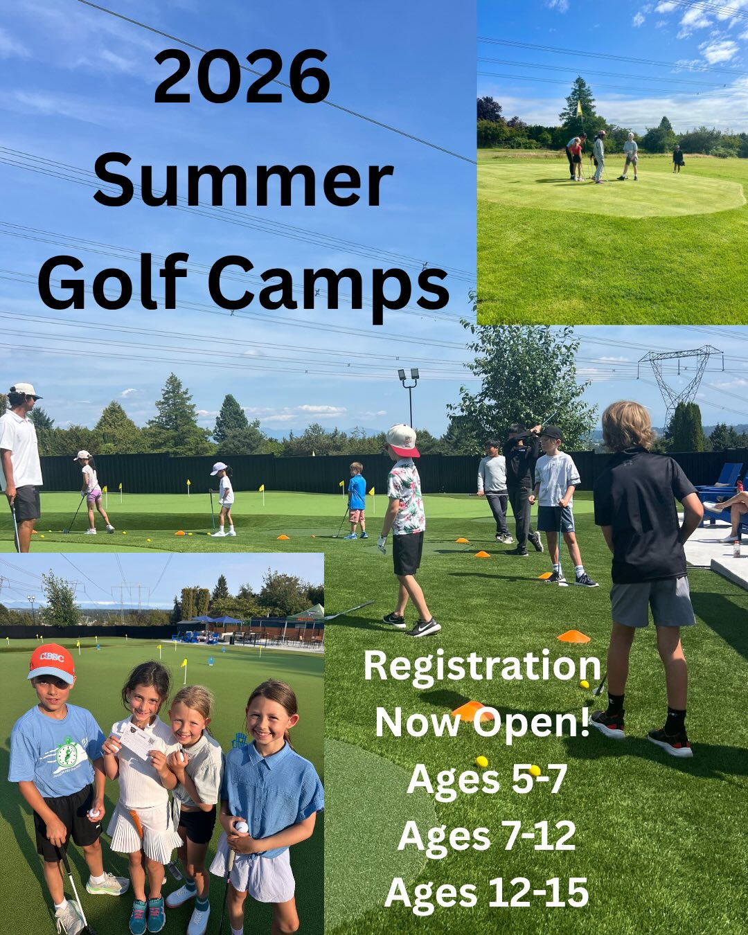 LABsters Junior Golf Program Facebook ad: 2026 Summer Camp Registration is NOW OPEN!