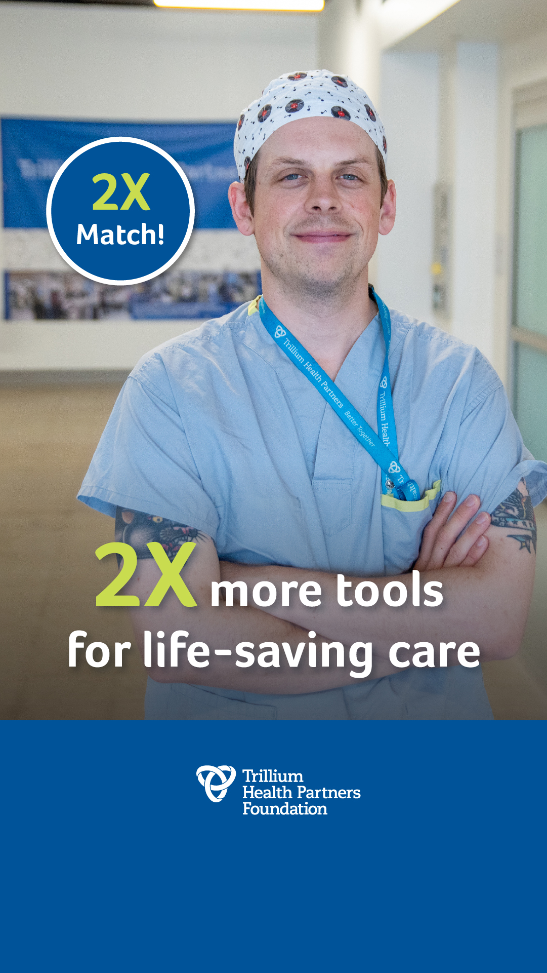 Trillium Health Partners Facebook ad from Aug 1, 2026
