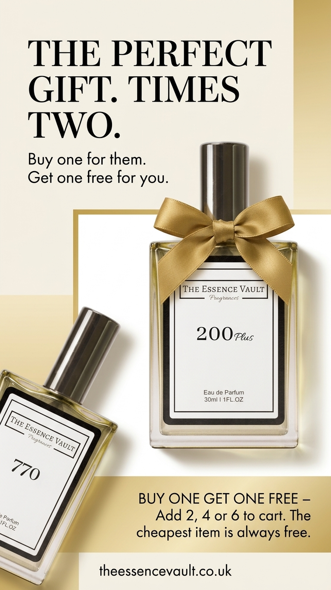 The Essence Vault Facebook ad