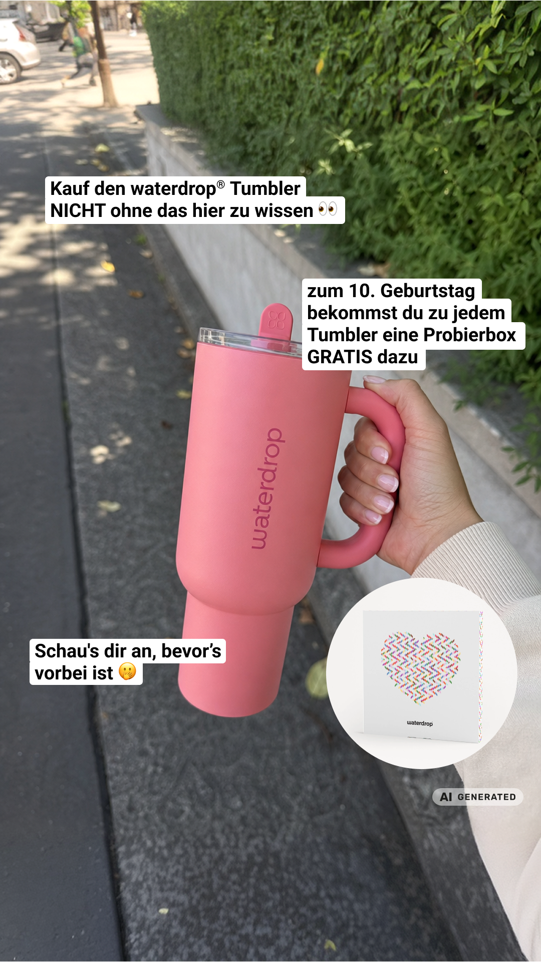waterdrop Facebook ad