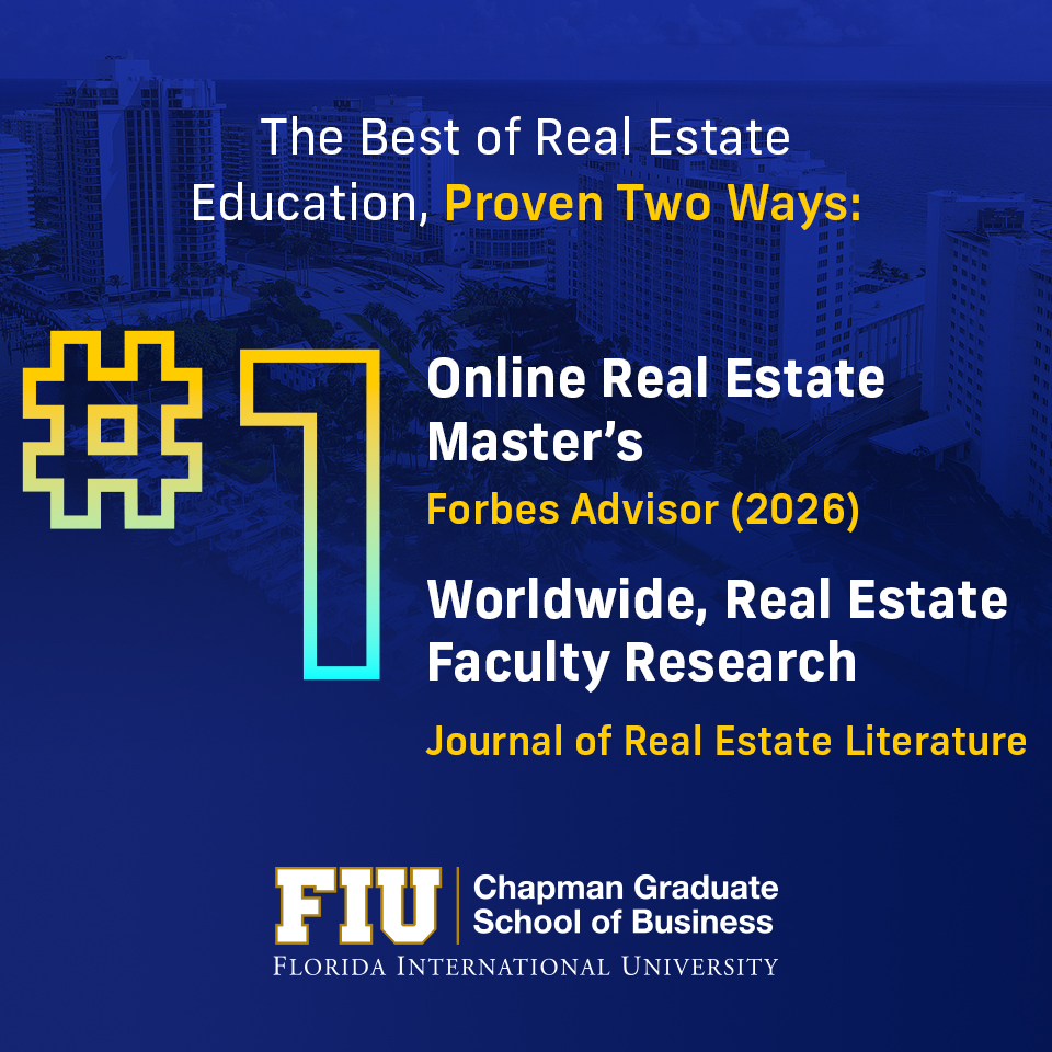 FIU Chapman Graduate School of Business Facebook ad