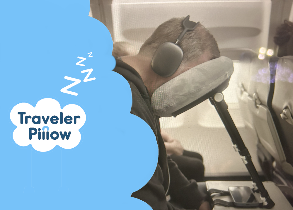 Traveler pillow Facebook ad: The Ultimate Travel Pillow
