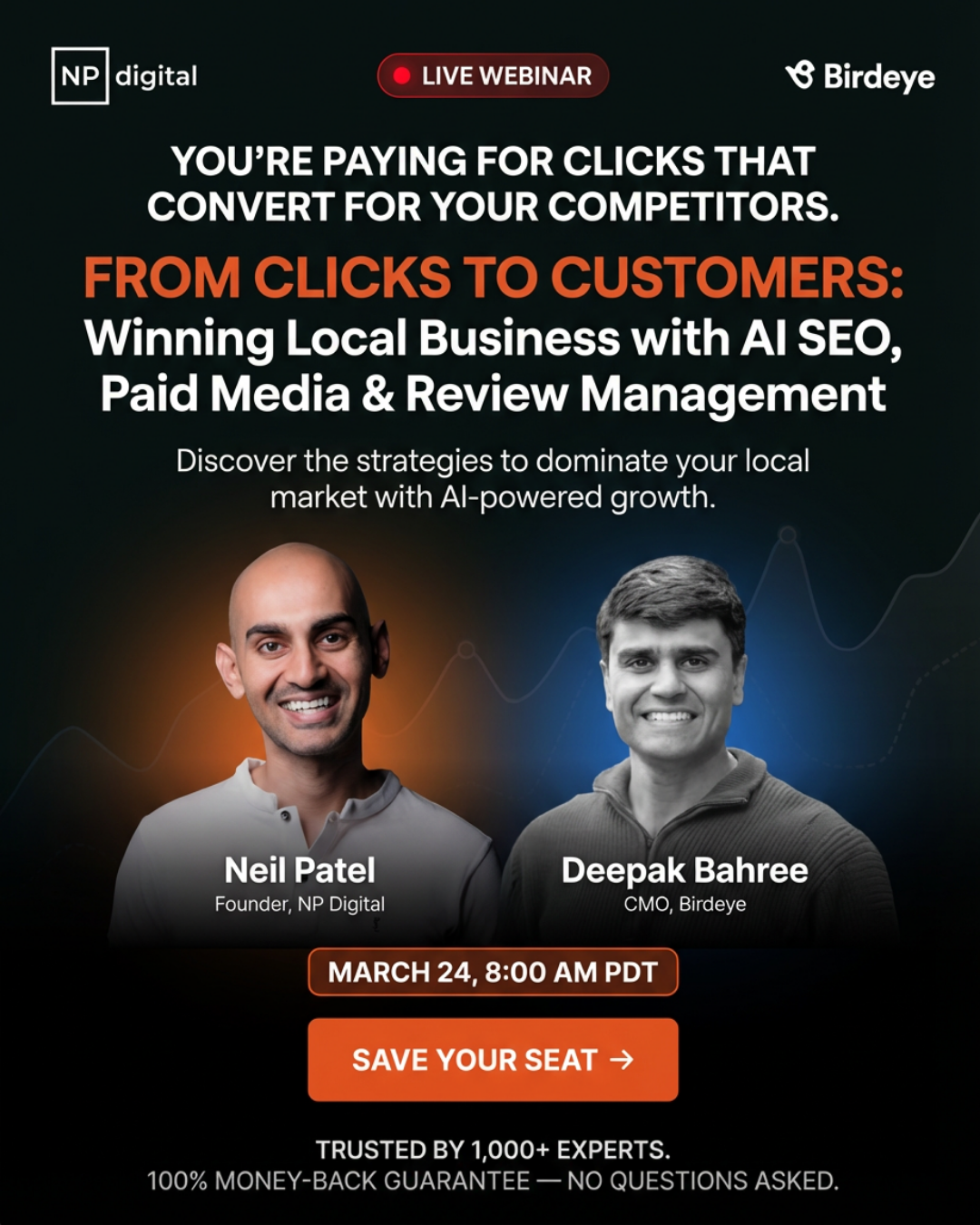 Neil Patel Facebook ad from Mar 18, 2026