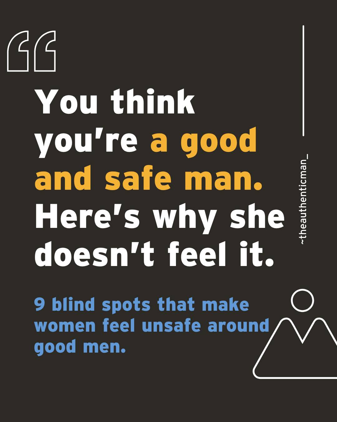 The Authentic Man Facebook ad