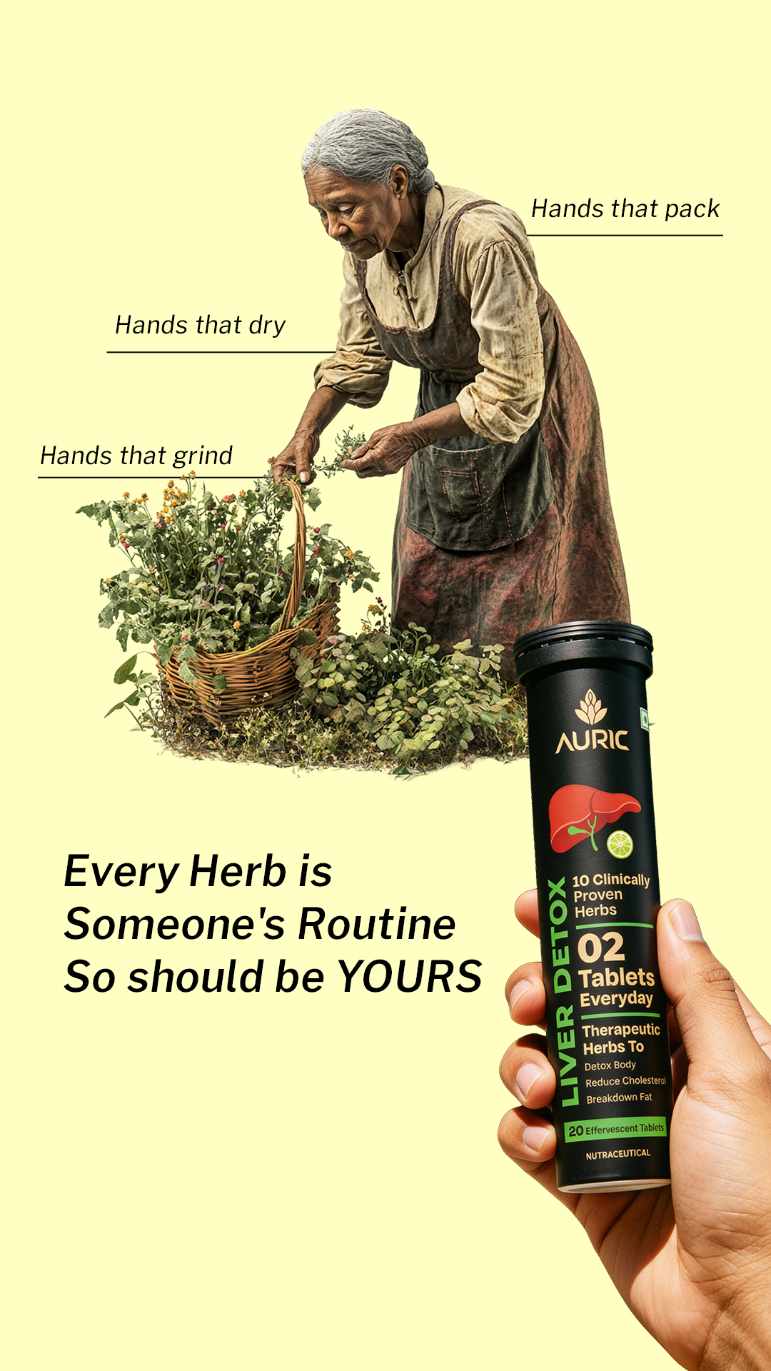 Auric Facebook ad