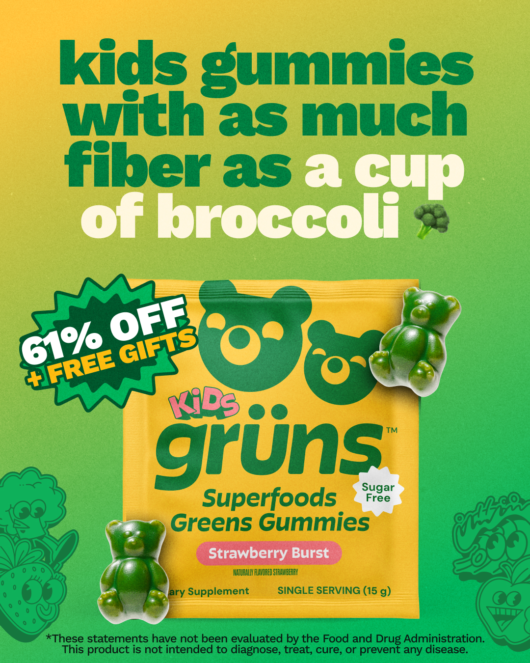 Grüns Kids Facebook ad