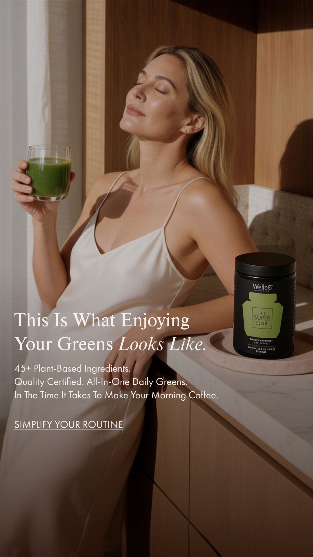 WelleCo Facebook ad