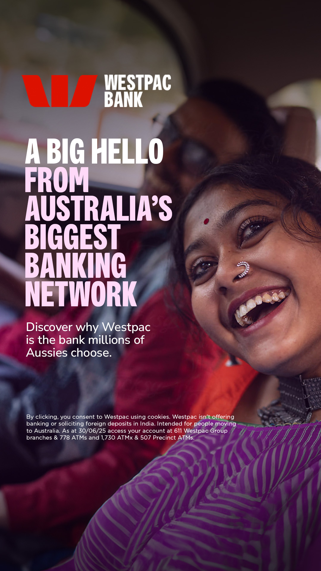 Westpac Facebook ad