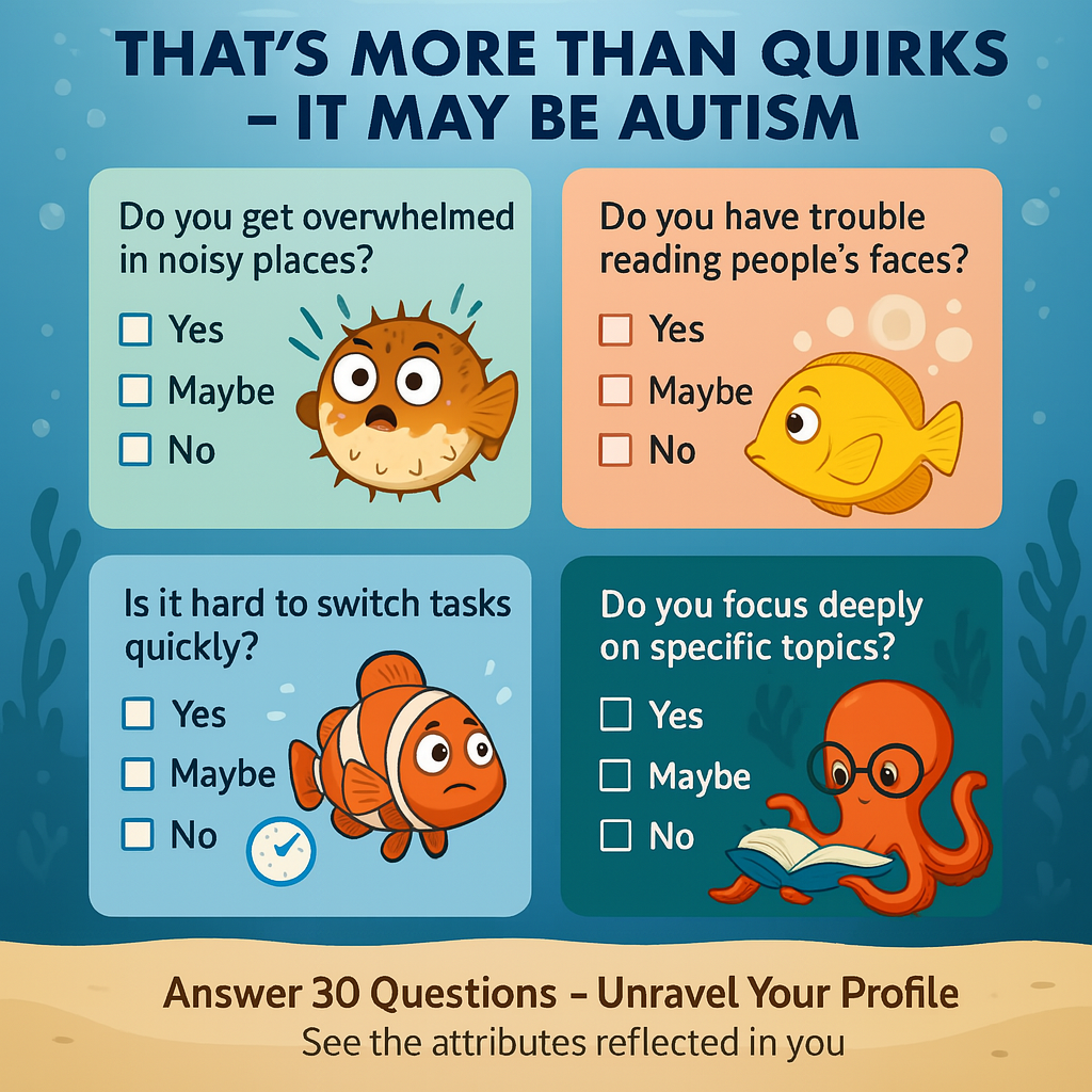 Personality Test Online Facebook ad: Do You Experience the World Differently?