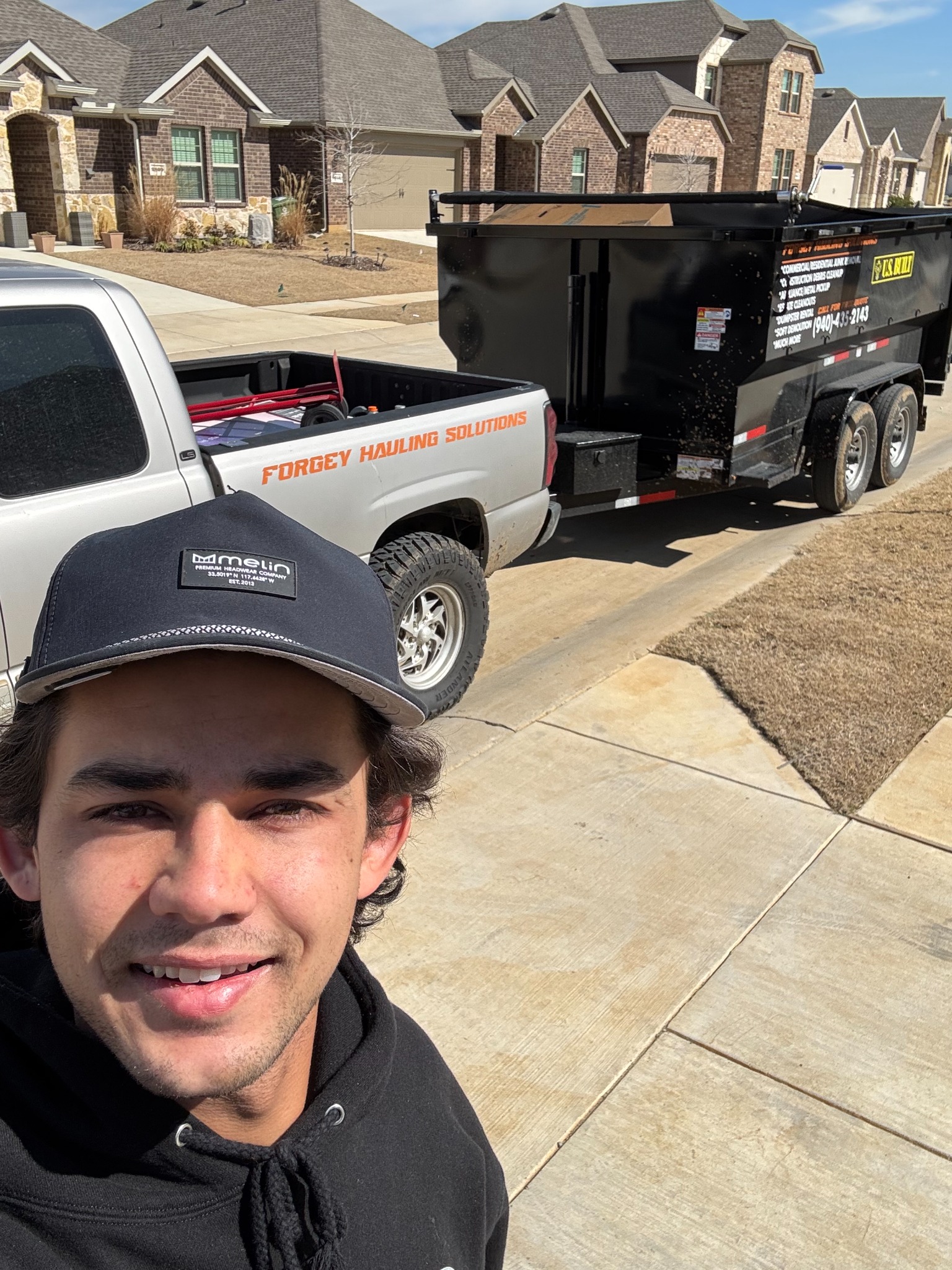 Forgey Hauling Solutions Facebook ad: Message me for details