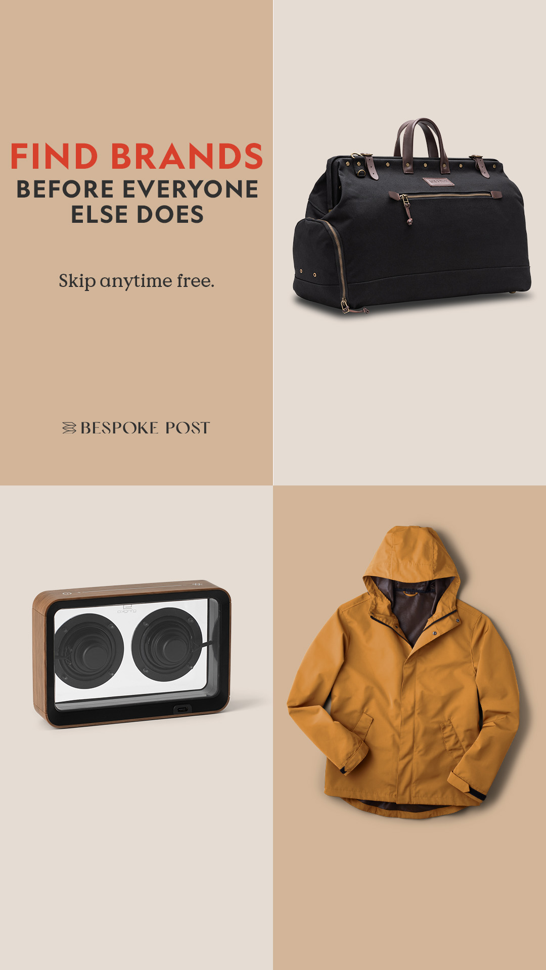 Bespoke Post Facebook ad