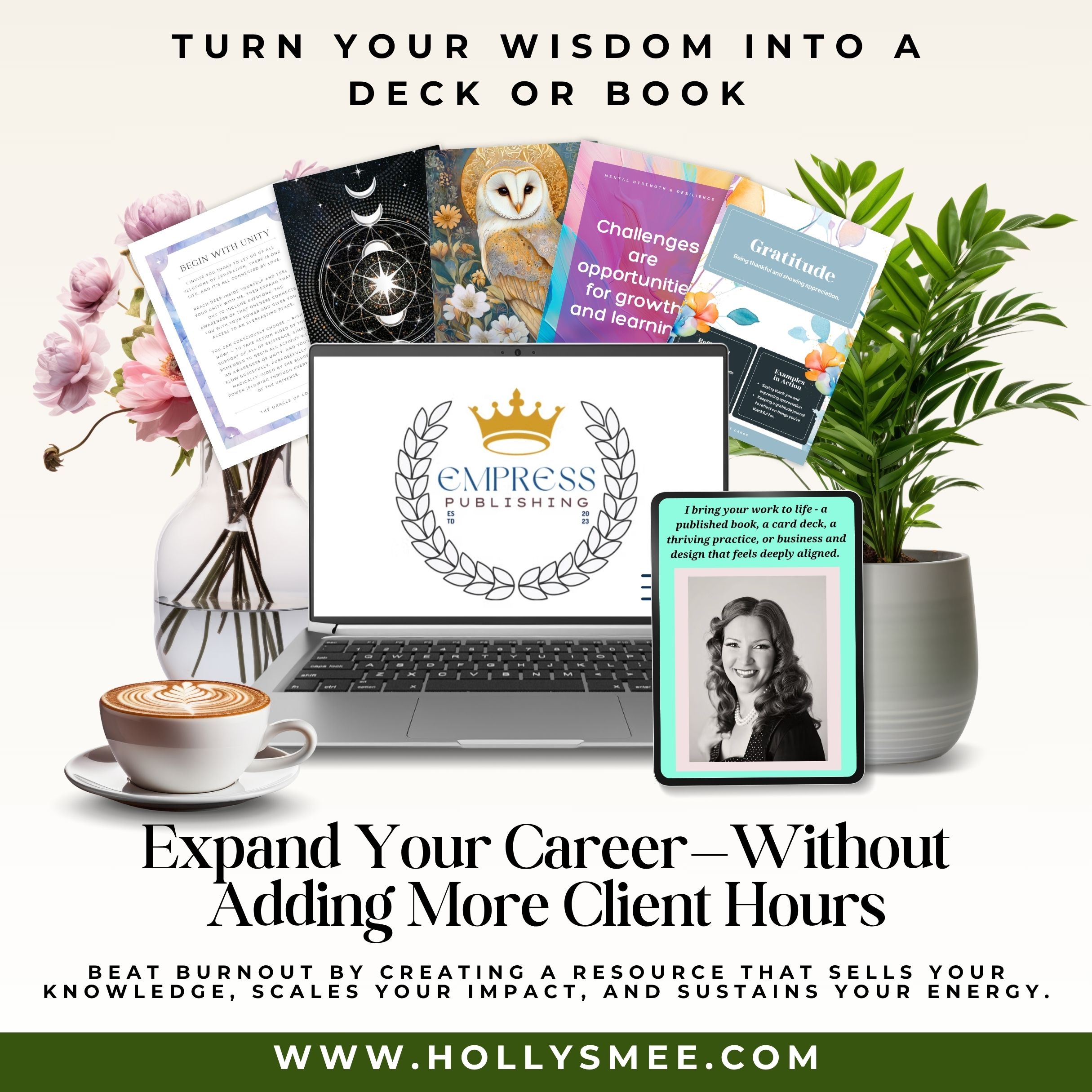 Holly Smee, MA, RCC Facebook ad: Create Your Own Deck