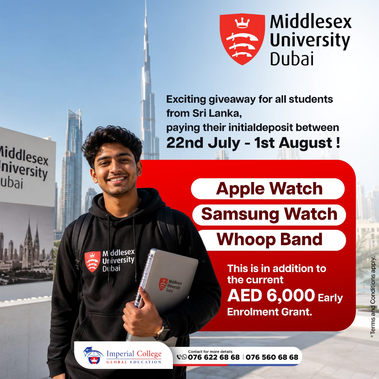 Imperial College Global Education Facebook ad
