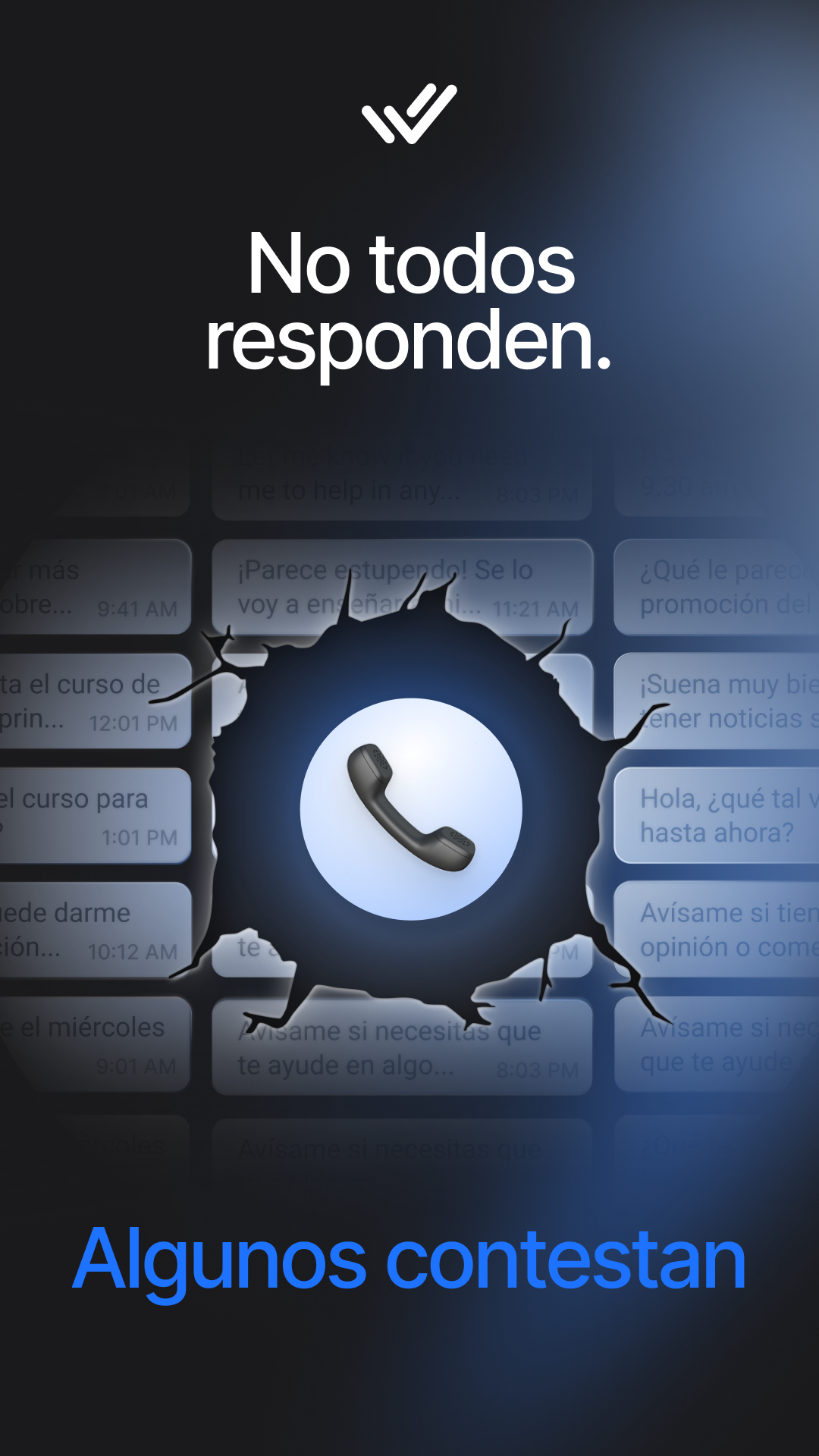 respond.io Facebook ad: El chat por sí solo no basta para comunicarse con los…