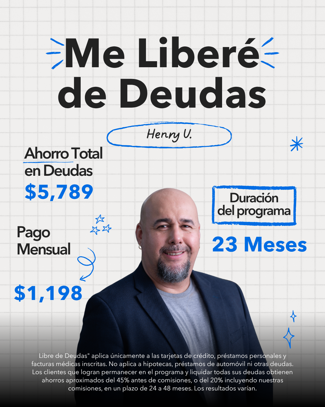 National Debt Relief Facebook ad