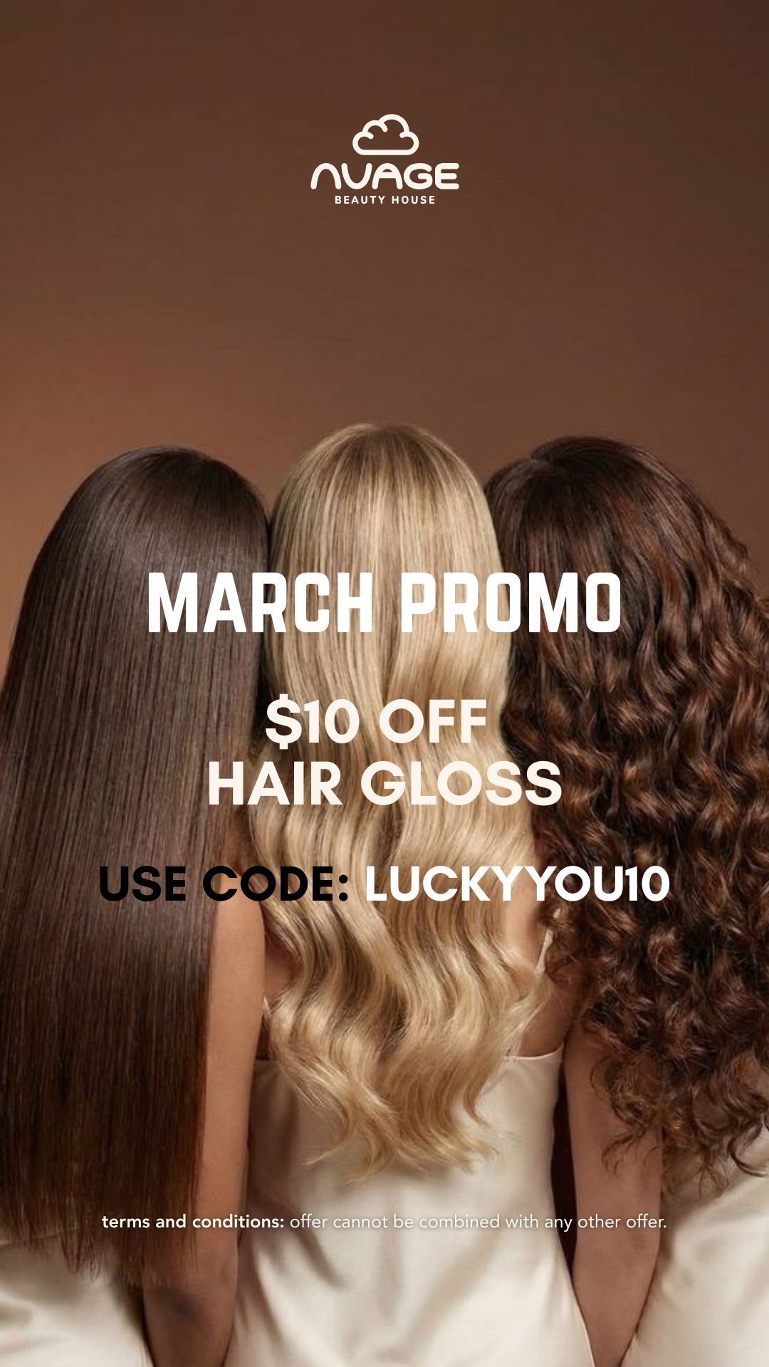 Nuage Beauty House Facebook ad from Mar 4, 2026