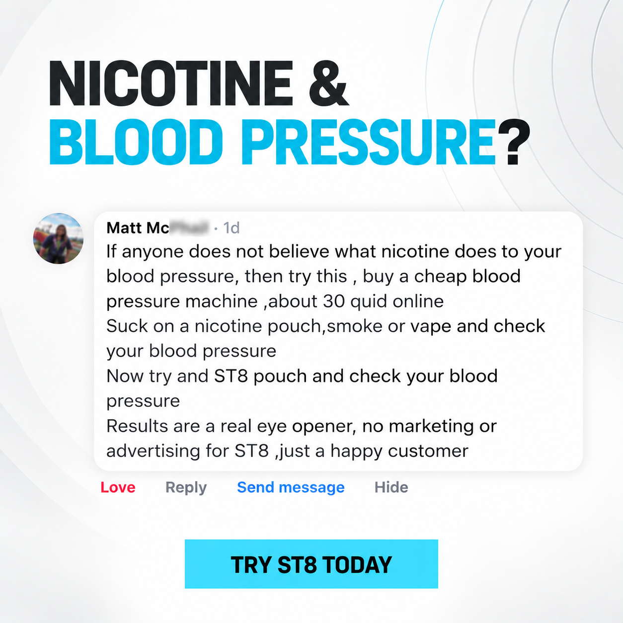 ST8  Facebook ad