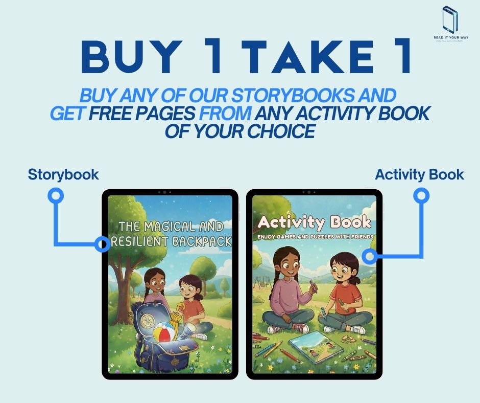 Read It Your Way Facebook ad: BUY 1 GET 1: LIMITED TIME ONLY!