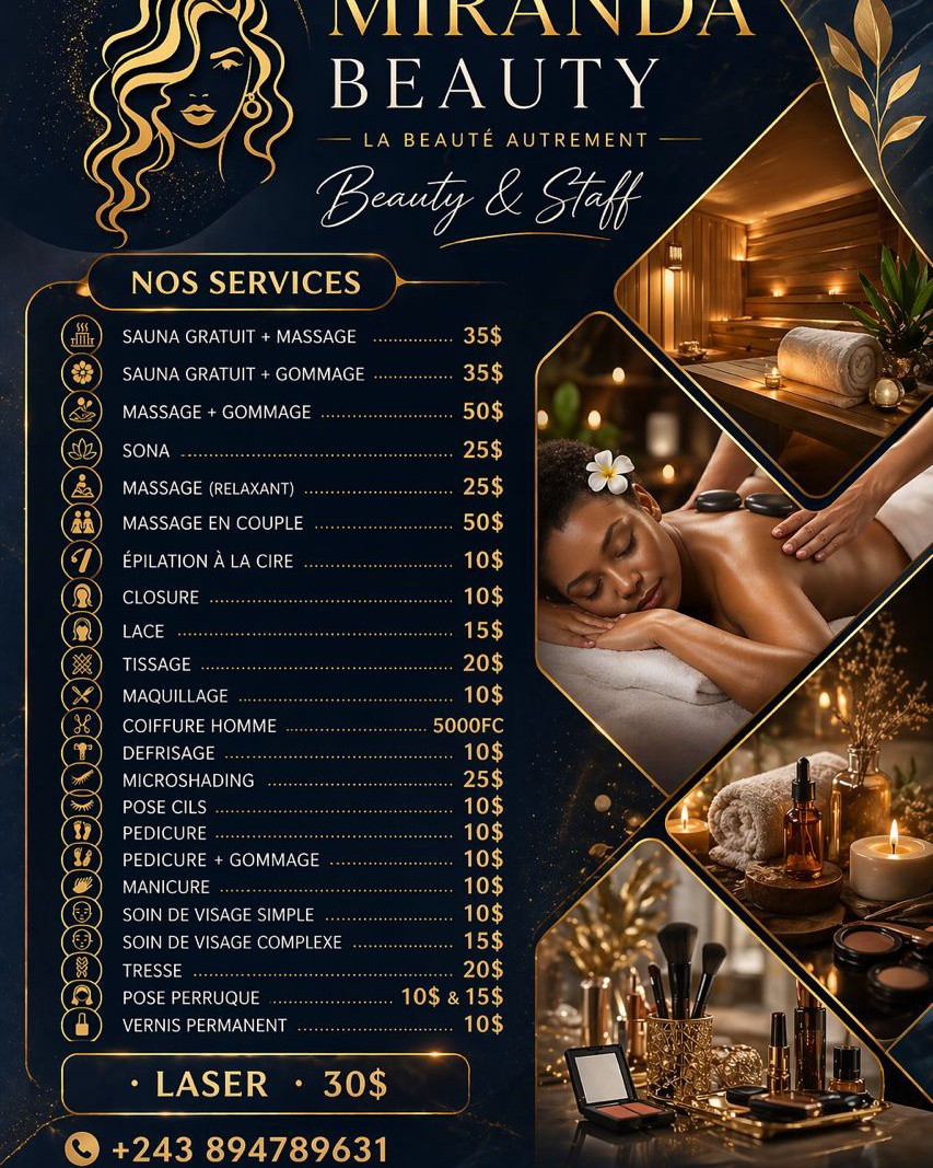 Miranda Beauty & Spa Facebook ad from May 15, 2026