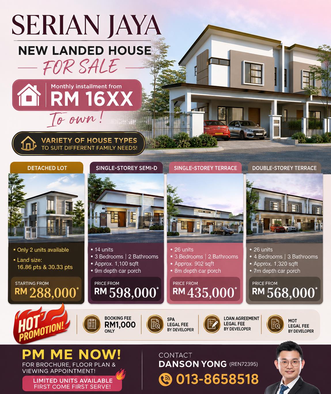 Danson Yong PropNex Sarawak Facebook ad