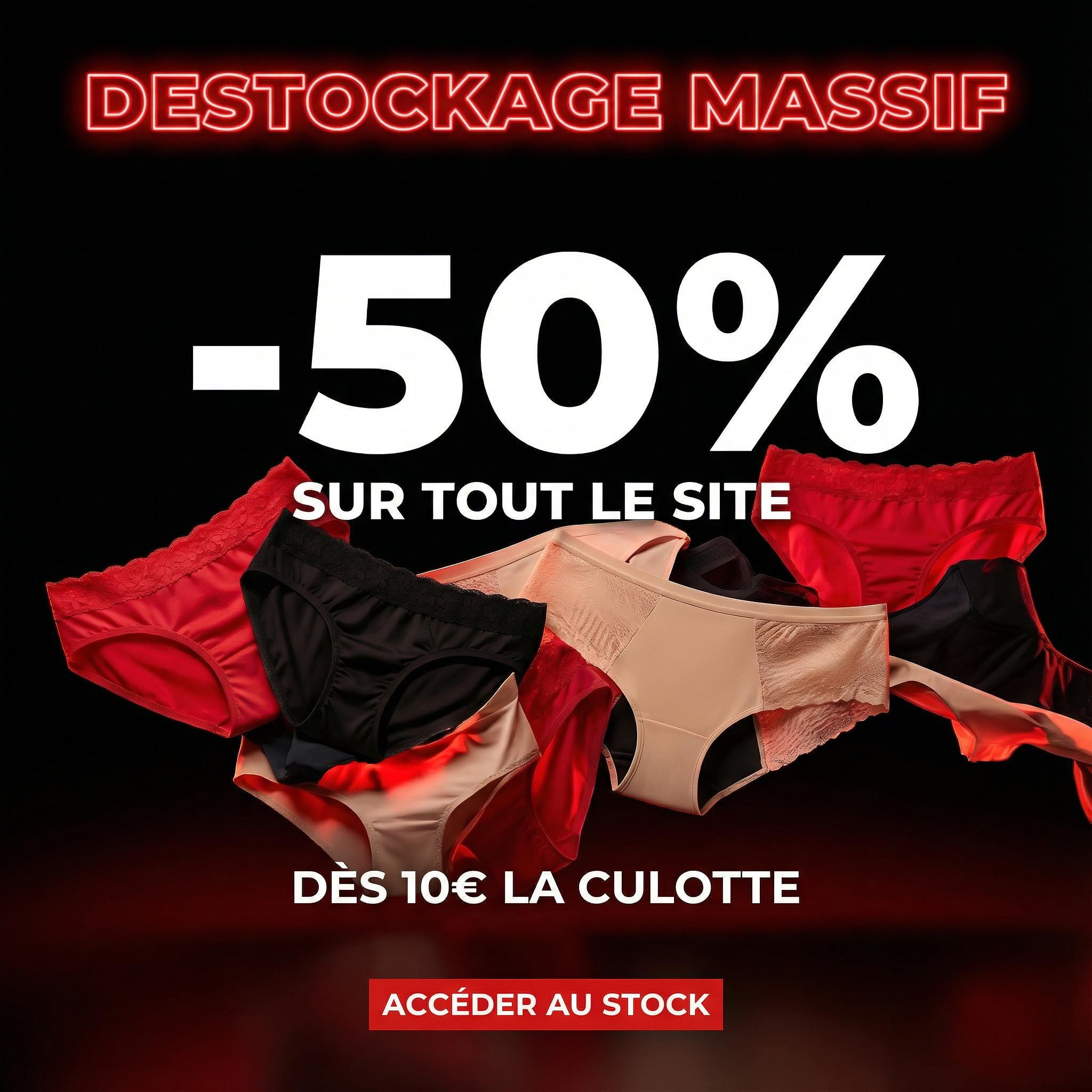 Blinx Facebook ad: La culotte qui change TOUT!