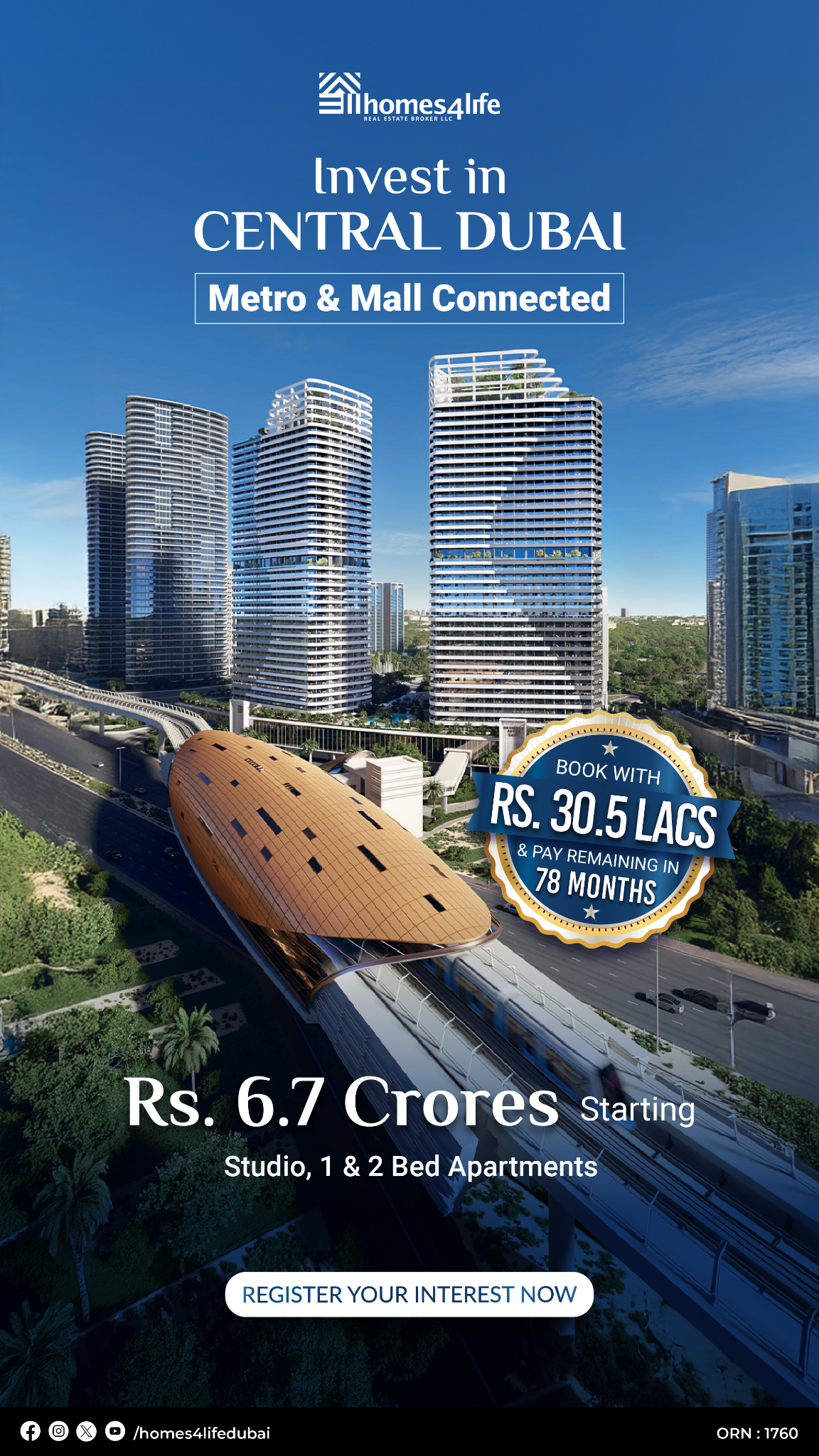 Homes 4 Life Real Estate Dubai Facebook ad