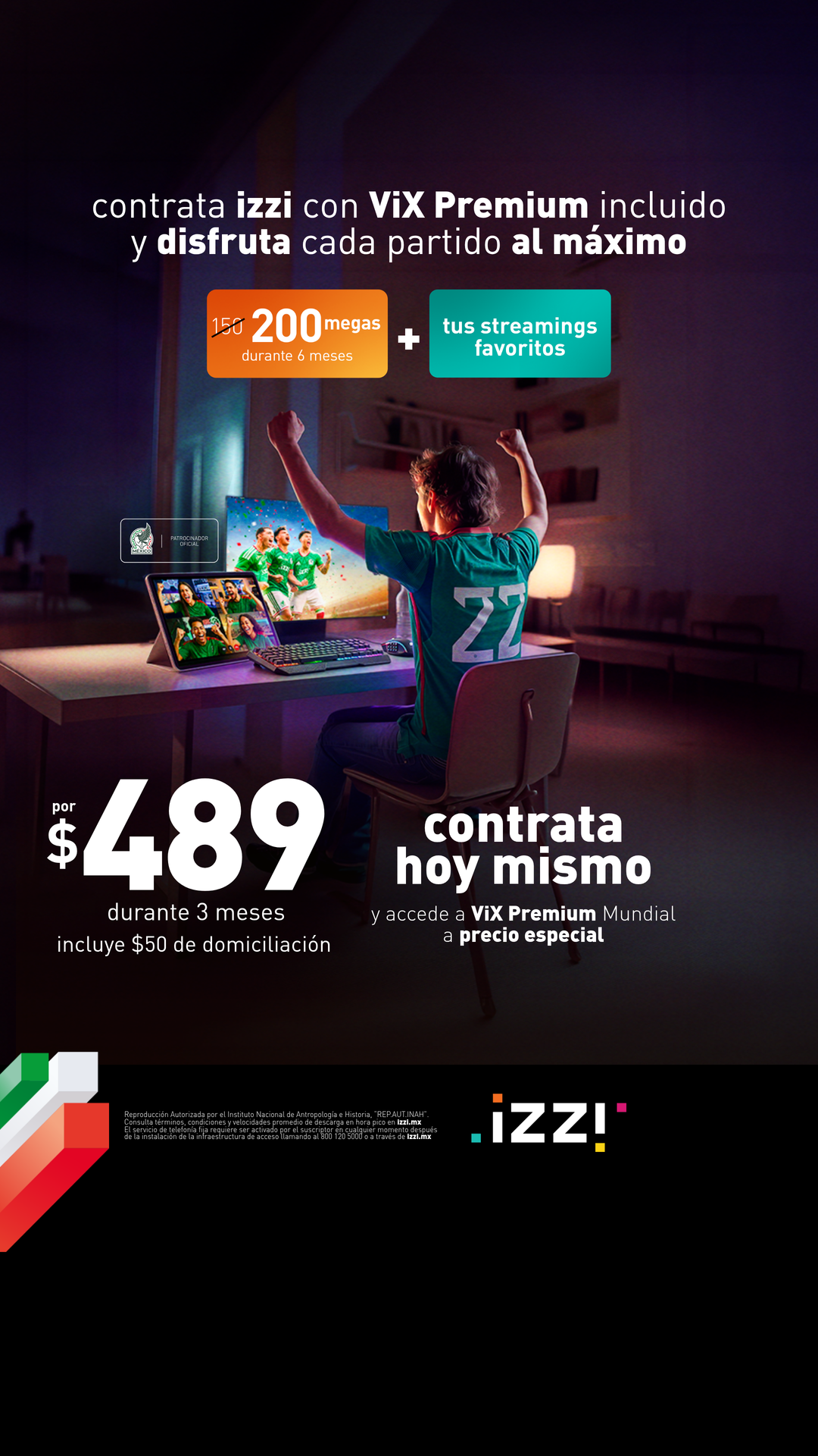 izzi telecom Facebook ad